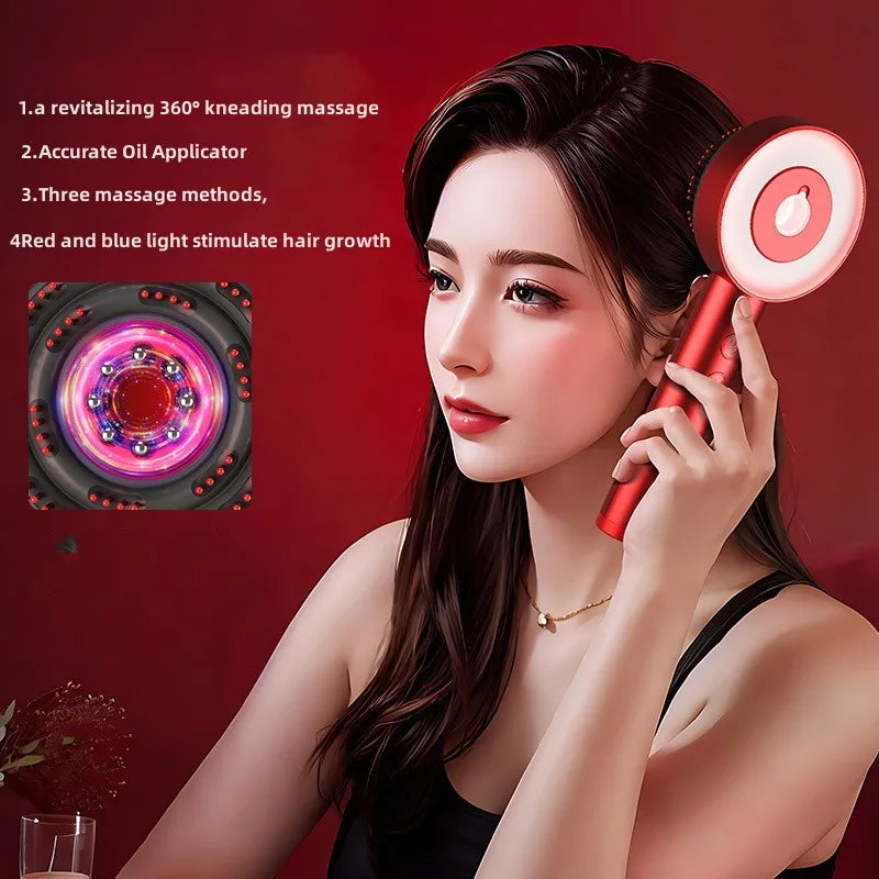 Scalp Massaging Brushshiatsu Hair Scalp Massager Electric Massager for Scalp & Hair Handheld Portable Massager Deep Muscle Relax