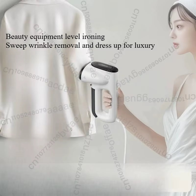 Handheld Vacuum Steamer Steam Iron with Powerful Suction for Fast Wrinkle Removal